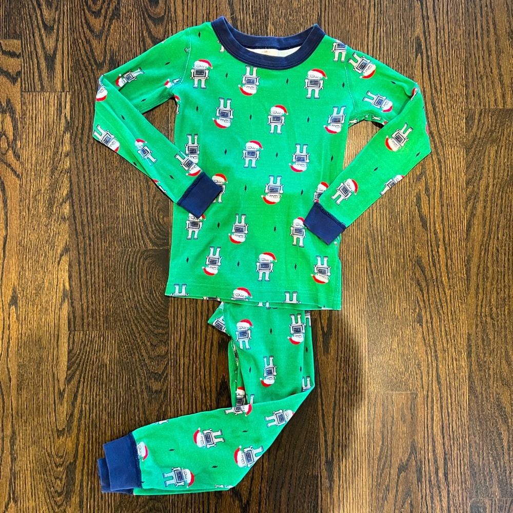 Hanna Andersson Christmas Robot Pajamas